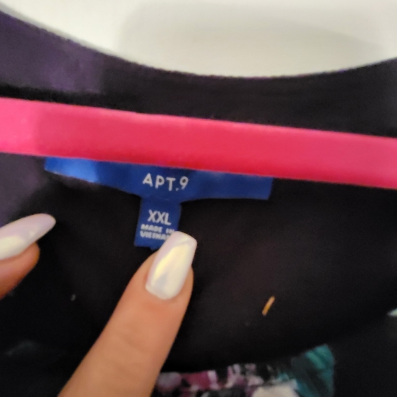 XXL chiffon overlay top - Picture 2 of 3